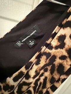 INC cheetah print jumpsuit sz 6