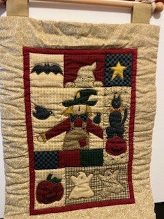 #2699 Halloween Fabric Hanging