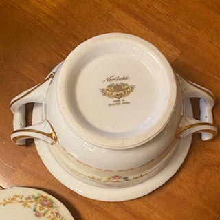 1940s Noritake Mystery #173 Sugar Bowl & Lid