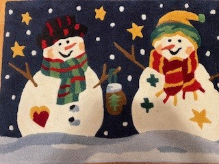 #2600 Snowman Rug RSV|128173