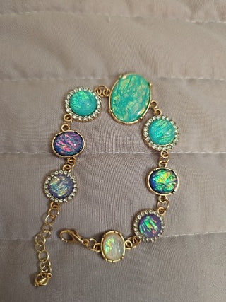 Crystal Opal Rhinestone Bracelet