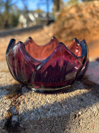 JP Amethyst Lotus Bowl 3.5” x 2.5”