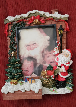 Light Up 5'x7' Christmas Photo Frame, Twinkle, 2AA batteries included, Resin, RSV|121014