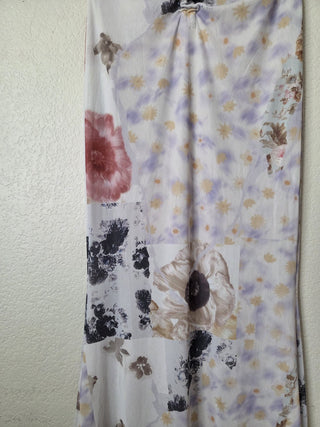 Fashion Nova mutli floral pattern mesh halter dress - NWT RSV