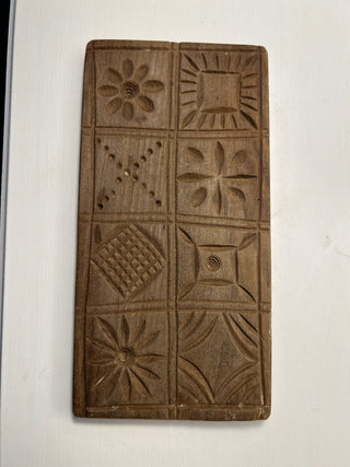 Antique German wooden cookie mold rsv|130281