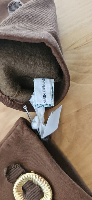 Vintage 1950s Viola Weinberger gloves with gold tone accent, RSV|104947