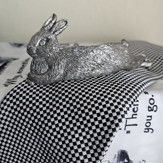 Vintage Metal Rabbit "Hare" Barrette (BRI) - MTS|122481