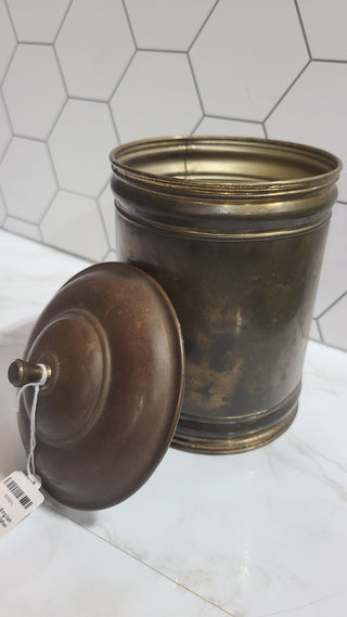 Vintage English Pewter Canister|77261