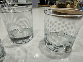 Set of 4 Crystal Low Ball Glasses MTS|91948