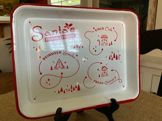 Santa’s Snack enamel pan MTS|94538