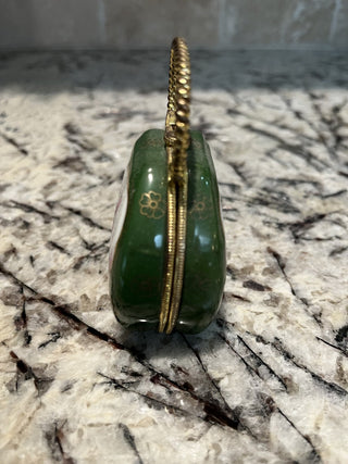 Antique French Limoges Handbag Trinket/Pill Box RCD