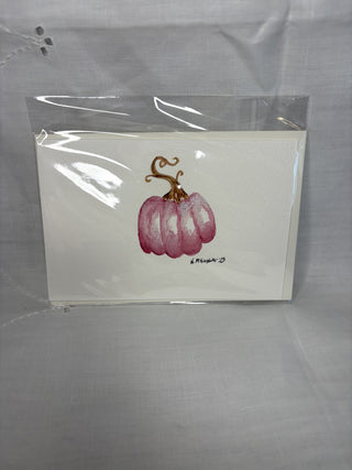 Original Pumpkin Watercolor Card 4x6 RSV|107463