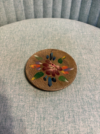 Hand Painted Wooden Coaster - RSV