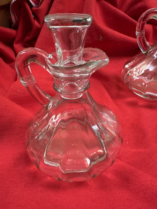 Vintage Anchor Hocking Glass Cruet w/ Stoppers