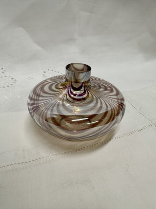 Art Glass Bud Vase - Swirl
