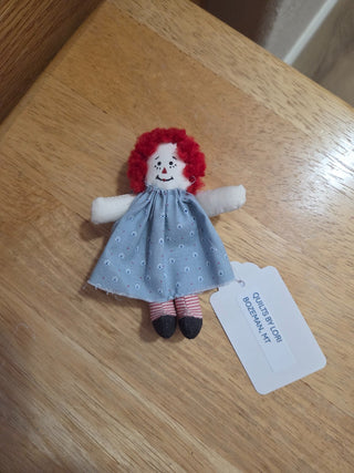 Vintage Mini Raggedy Ann Doll, 4" RCD|132525