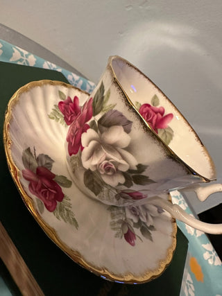Vintage Teacup Regency Red Rose MTS|115392