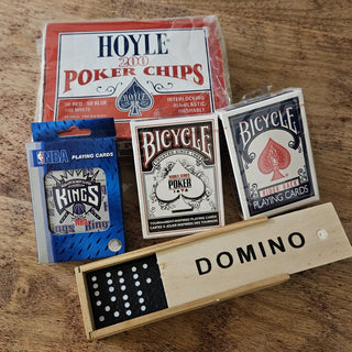 Vintage Hoyle - 200 Plastic Poker Chips (BRI) - MTS|141103