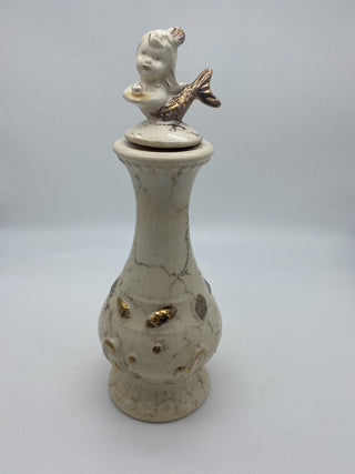 Kreiss Marbelite Mermaid Decanter RARE RSV