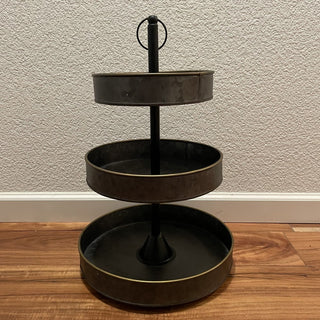 3-tier dark metal stand RSV