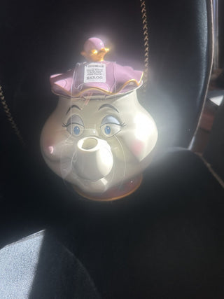 New Disney Beauty and the Beast Official Mrs. Potts Figural Tea Pot from Beauty and the Beast #62 VV MTS