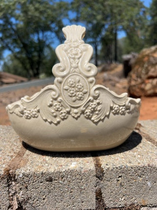 Napcoware Ceramic bisque, Victorian basket