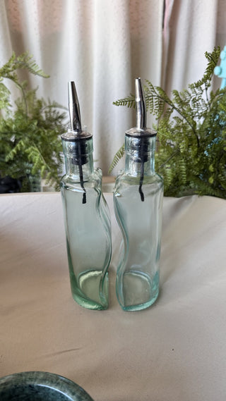 Wavy Oil and Vinegar Pair - Italy (LZD - RSV)|81336