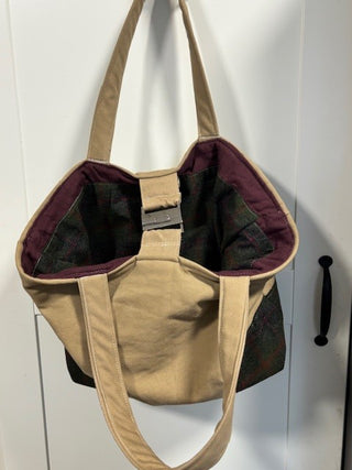 isd beige /pendelton wool plaid bag|57905