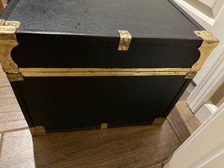 Concourse steamer trunk  Brass locks and accents RCD|130550