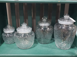 Princess House "Fantasia" Canisters (set of 4) RSV