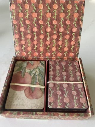 Double Deck Playing Cards in Wooden Box-RSV