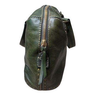 Michael Kors- Aster Weekender Green and Bronze Shoulder Bag|82604