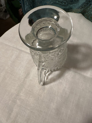 Mini glass pitcher. #SM  RCD|73654