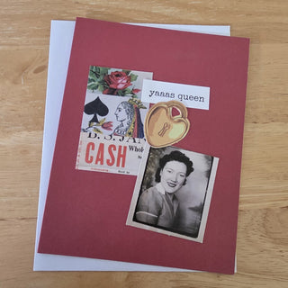 bri.crafty - Photobooth Collage x Yaaas Queen - Blank Card (BRI) - MTS