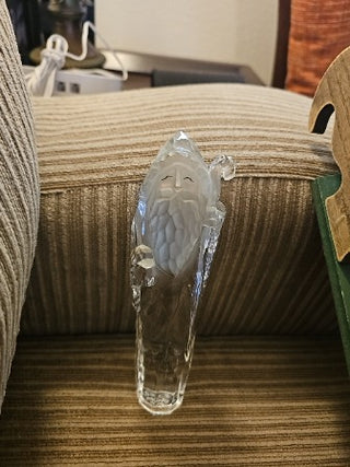AD. Romantic  Inc Clear Acrylic Christmas Santa