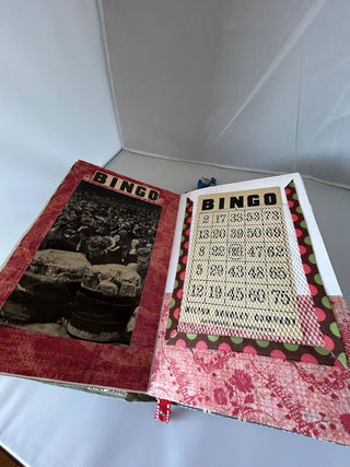 Altered Book Journal "Wide World" game themed journal RSV|105468