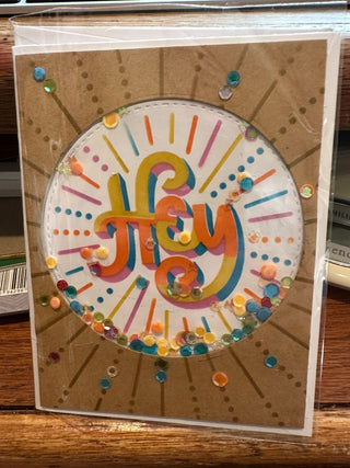 Friendship Card:  "Hey" - mh RCD