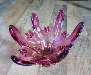 MW Vintage Rose Glass Bowl MTS|96953