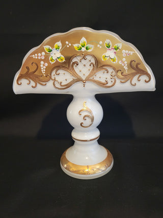 Vintage White Czech Boho Napkin Holder RCD|96284
