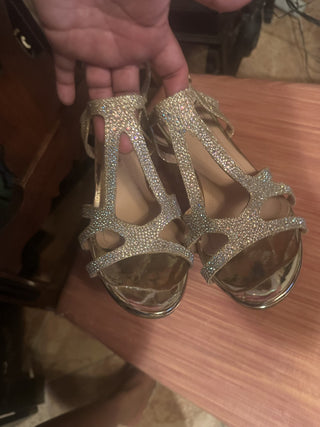 Vla Pinky Gold Sparkly Shoes #63 VV MTS|100886