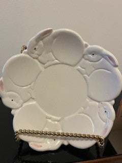 #2697 Bunny Circle Plate RSV