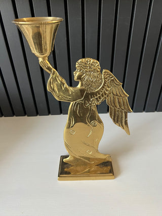 Brass Angel candleholder RSV|124358