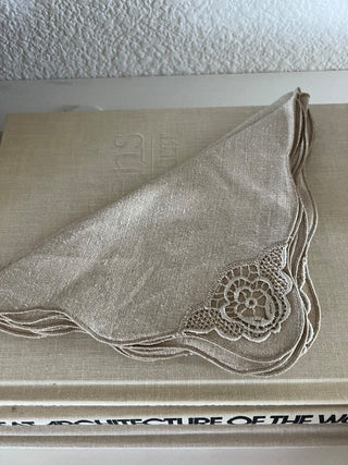 Vintage linen embroidered napkins-4 RSV|109153