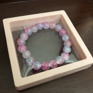 Pinkish Blues Bead Bracelet RSV|161246
