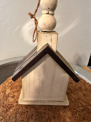 Bird House Wood Fleur Face MTS