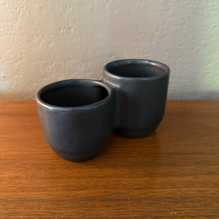 Black Double Planter|113944