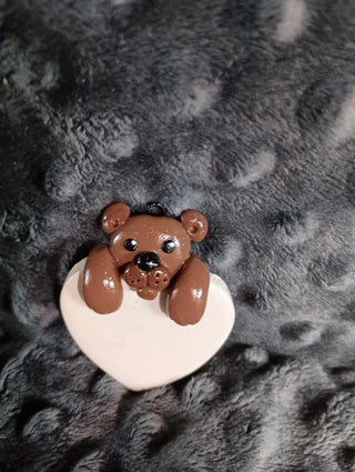 Heart w/bear ornament rsv|124921
