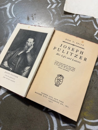 (Nearly) Antique Book: 1927 First Edition Joseph Pulitzer