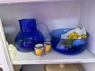 Vintage Cobalt Blue Pitcher MTS|103113