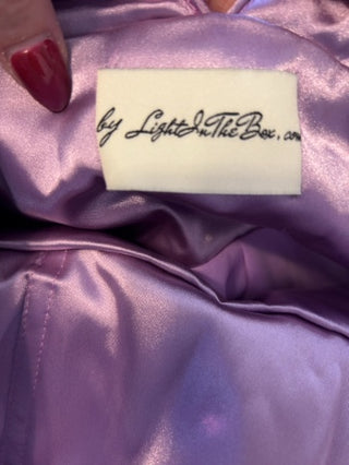 Size 20 lavender purple chiffon cocktail dress